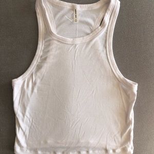 Aritzia White Crop Top